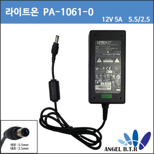 LITE-ON/라이트온 12V5A 12V 5A 60w pa-1061-0/모니터아답터